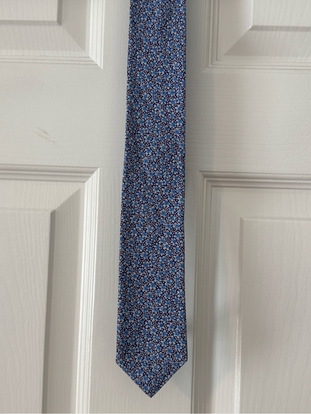 J. Crew/Liberty London Blue/Purple Floral Tie